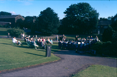 Brass band playing in Marsden Park