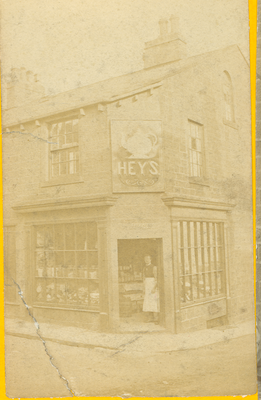 Hey's shop, Edward Street, Colne