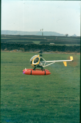 Model helicopter at Trawden