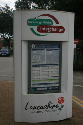 Sign at Burscough Bridge Railway Station