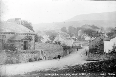 Downham Village, with Pendle