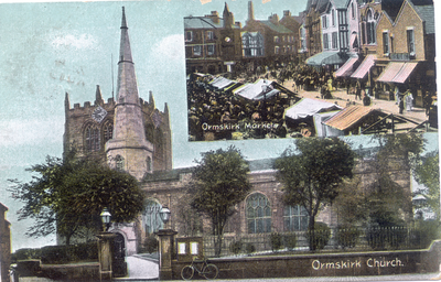 Ormskirk Church and Ormskirk Market