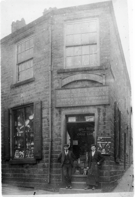Ernest Riley's shop, George Street, Haslingden