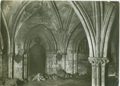 Cockersand Abbey - interior of Chapter House

