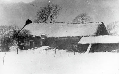 Cottage in snow, Leyland Lane, Leyland