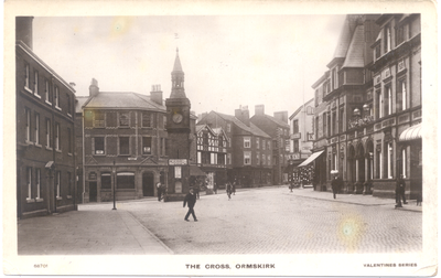 Clock Tower and Kings Arms, Ormskirk