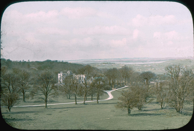 Looking across Morecambe Bay  from Leighton Park