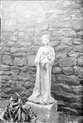 Whalley Abbey:  Statue of Our Lady