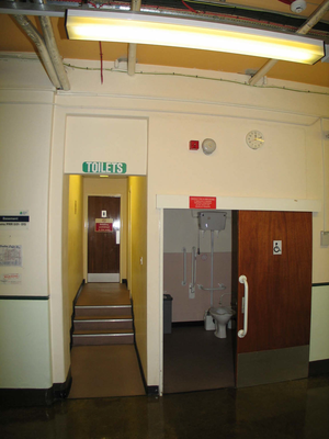 Morecambe Art and Technical College- Accessible Toilet in Basement