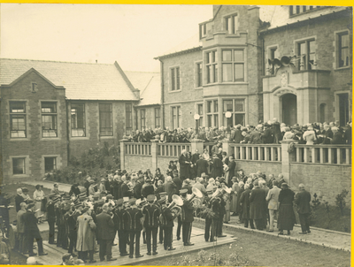Hartley Hospital opening ceremony, Colne
