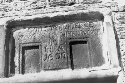 Date Stone 'God's Providence Cottage', Tower Hill, Ormskirk