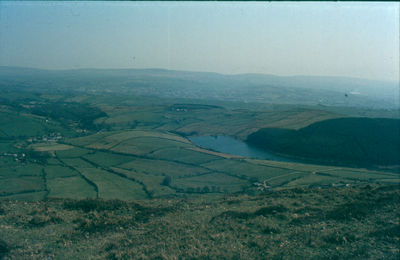Ogden Reservoirs from Pendle Hill