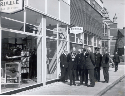 Opening of Bus Station, Union Street, Chorley