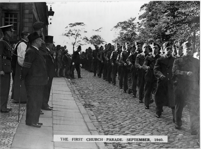 WW2 Church Parade, Lancaster Castle
