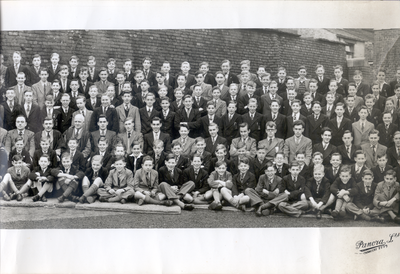 1950 school year photo, Chorley Grammar School, Union Street, Chorley