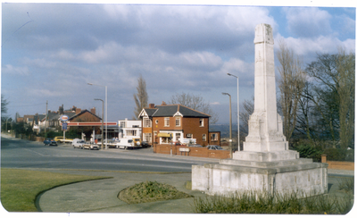 Wide Cross Service and War Memorial Station, College Road, Up Holland