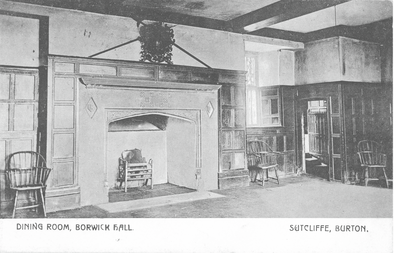 Borwick Hall - dining room
