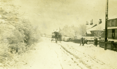 Winter Scene, Boundary Lane, Hesketh Bank