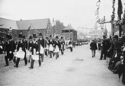 Preston Guild 1902, Trades Procession, Garstang Road, Preston