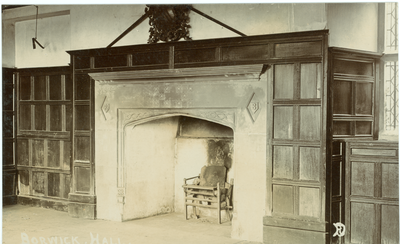 Borwick Hall fireplace