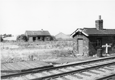 Hut near Ormskirk Station