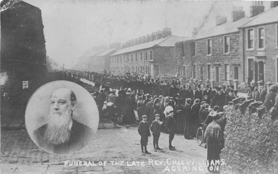 Funeral of Late Reverend Charles Williams. Burnley Road, Accrington