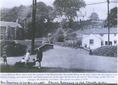 Birkacre Brow, viewed from entrance to Bleachworks