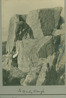 Windy Clough, Quernmore - crag climbing.