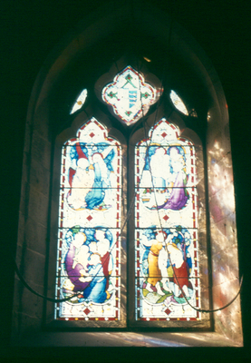 Stained glass window in Heysham