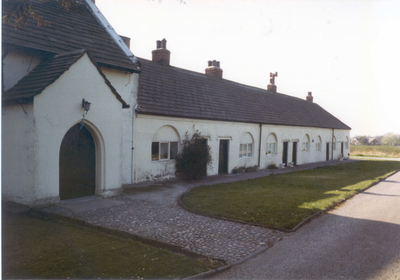Alms houses attached to Lathom Chapel, Lathom Park, Lathom