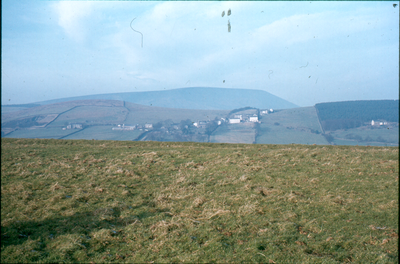 Newchurch with Pendle Hill in the background