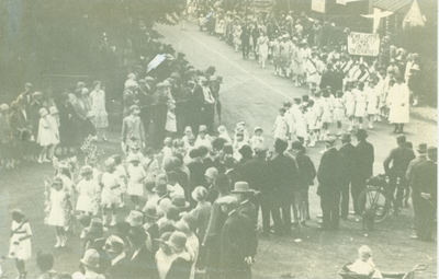 St Andrew's Church Procession, Liverpool Road, Longton