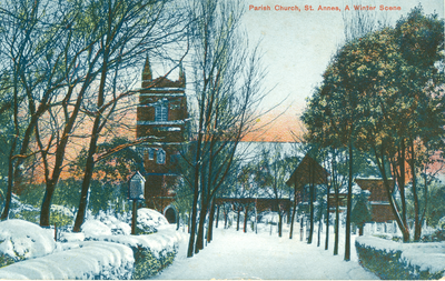 Parish Church, A Winter Scene