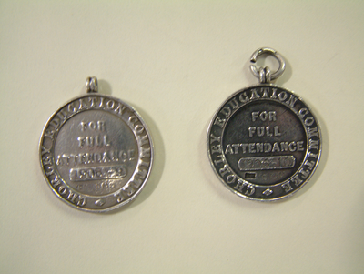 Chorley school attendance medals