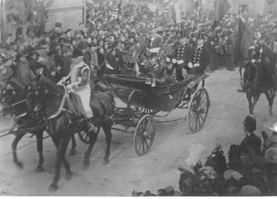 H.M. King George V visits Lancaster