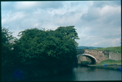 Barrowford locks at B6247 before the building of the M65