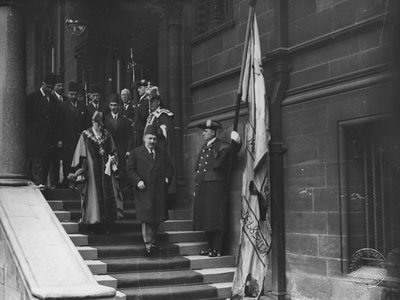 Visit of King Fuad of Egypt, Town Hall, Preston