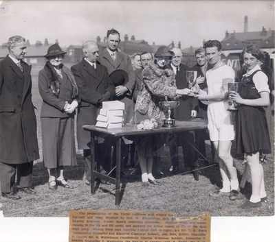 Chorley Grammar School Sports Day 1938, Victory Park, Duke Street, Chorley