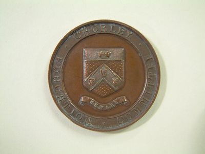 Chorley school attendance medal