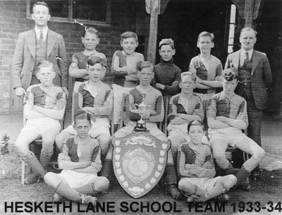 Hesketh Lane School Football Team 1933-34