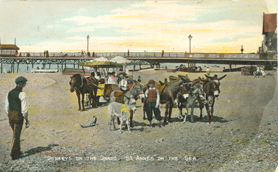 Donkeys on the Sand, St.Annes on the Sea