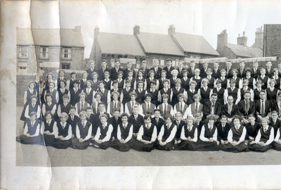 1959 junior school year photo, Chorley Grammar School, Union Street, Chorley