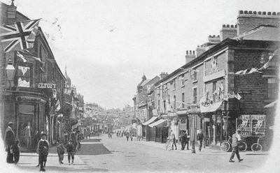 Coronation Celebrations, Blackburn Road 1902 Accrington.