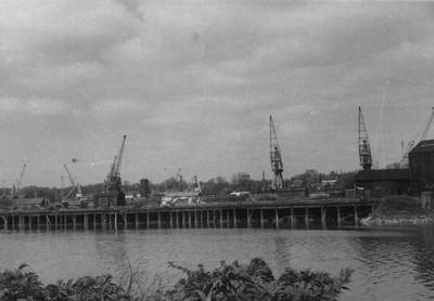 T.W. Ward Shipbreakers gridiron, River Ribble and Preston Dock, Preston