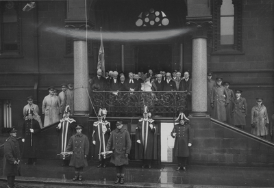 Proclamation of King George VI, Town Hall, Preston