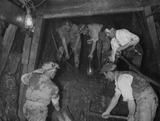 Men at work in the waterworks tunnel, Whitewell