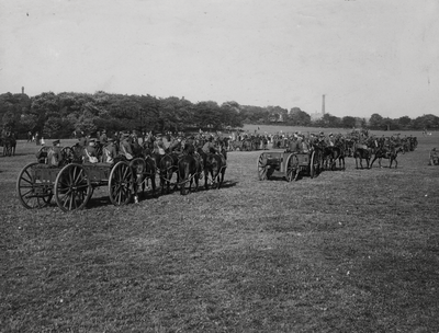 Royal Field Artillery assembly, Moor Park, Preston