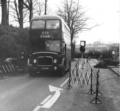 Last bus, Blackburn Road, Wheelton