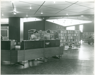 Morecambe Library- Lending Library c1967