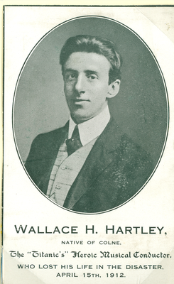 Wallace Hartley memorial card